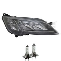 Scheinwerfer Links Schwarz H7/H7 FüR Fiat Ducato Inkl. Osram Lampen