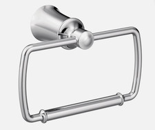 Moen Dartmoor Bright Hand Chrome Towel Ring Holder Decorative YB2186CH