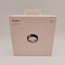 Oura Ring 4  Smart Ring 4th Gen Size 9  Black  Open Box