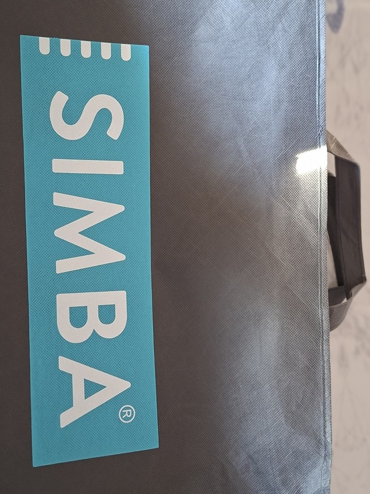 A Pair of Brand New Simba Hybrid Pillows With Foam Cube Filling ...