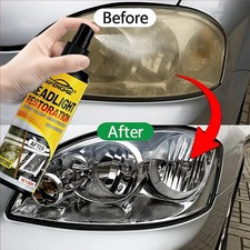 Car Headlight Restoration Kit Scratch Remover Oxidation Cleaner Repair Liquid