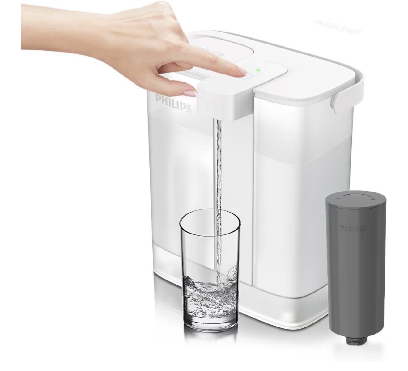 PHILIPS 12 Cup Water Filter Pitcher with Pro Filter - ADD591