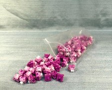 Gateron Phantom Pink Tactile and Optical Keyboard Switches 2 Prong NEW 100 pc