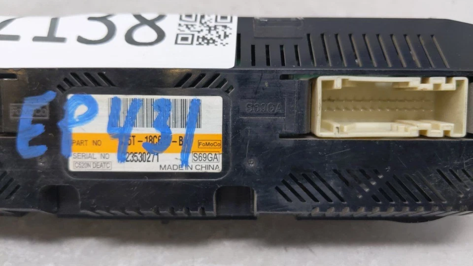 2013-2015 福特 Escape 交流加热器气候控制 Cj5t-18c612-bc XLDKF — 第 4/4 张图片