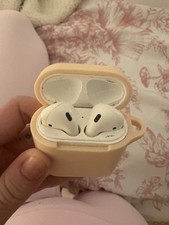 Apple AirPods Wireless Bluetooth Earbuds with Built-In Mic  Charging Case