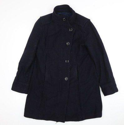 Schwarzer Damenmantel Größe 12 von Zara
