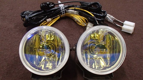 Rare PIAA 610 Round Fog Light H3 Ion Lens 100mm Multi-Coated w/ Unused Harness - Picture 2 of 10