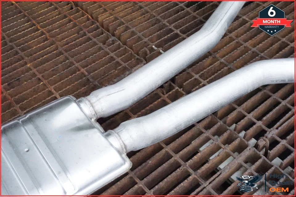 2018 - 22 FORD MUSTANG 5.0L CONJUNTO DE SILENCIADOR DE ESCAPE TRASEIRO PONTA DUPLA FABRICANTE DE EQUIPAMENTO ORIGINAL - Imagem 3 de 4