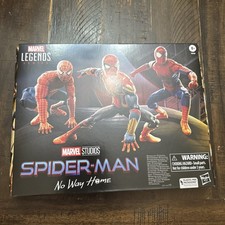 Marvel Legends Spider-Man No Way Home 3 Pack Set 6  Hasbro Pulse Exclusive