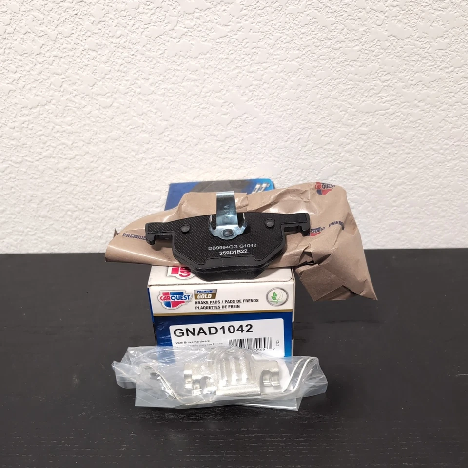 Комплект дисковых тормозных колодок премиум-класса золотистые керамические задние тормозные колодки CARQUEST GNAD1042 - Изображение 3 из 3