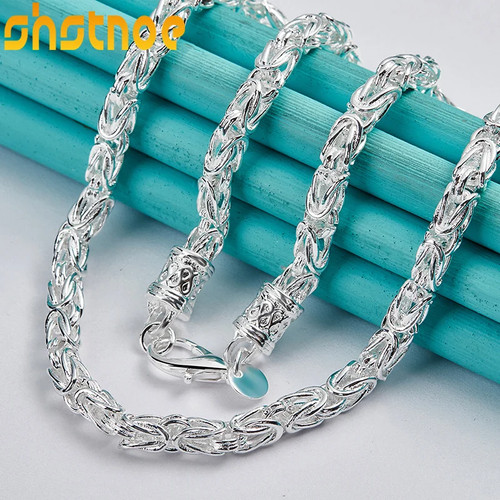 925 Sterling Silver Dragon Head Necklace 20 Inch Chain For Women Man Engagement - Picture 18 of 23