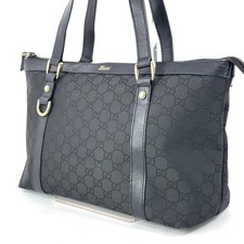 Gucci 272399 Abbey GG Borsa a Mano Tote Bag Nero Nylon Tela [Video-Demo]
