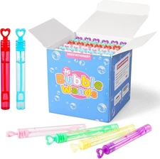 36 Pcs Bubbles Party Favors for Kids Mini Bubble Wands 36pcs 