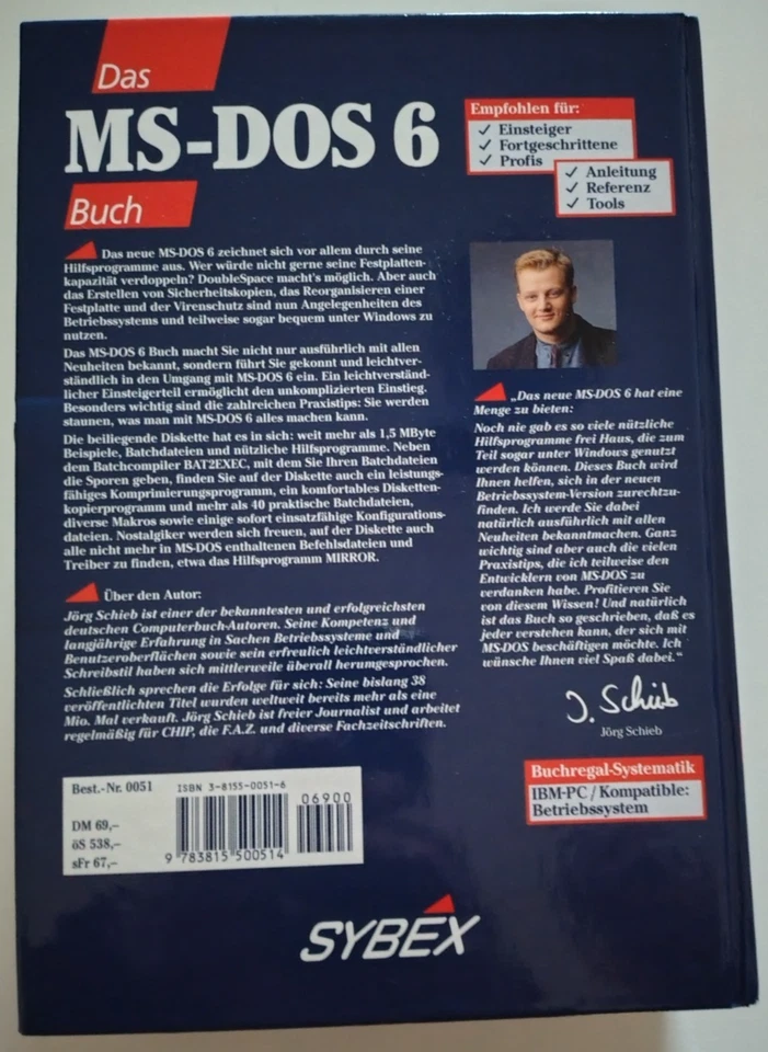 Das MS-DOS 6 Buch von Jörg Schieb / SYBEX / 1993 - Bild 3 von 4