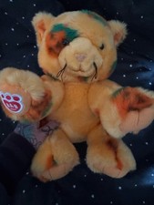 Costruisci un orso zucca gattino Halloween peluche giocattolo morbido raro gatto in pensione BAB 