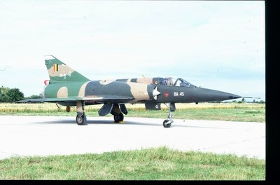 BF187 ORIGINAL K64 AIRCRAFT SLIDE: Belgium AF Dassault Mirage V BA-45
