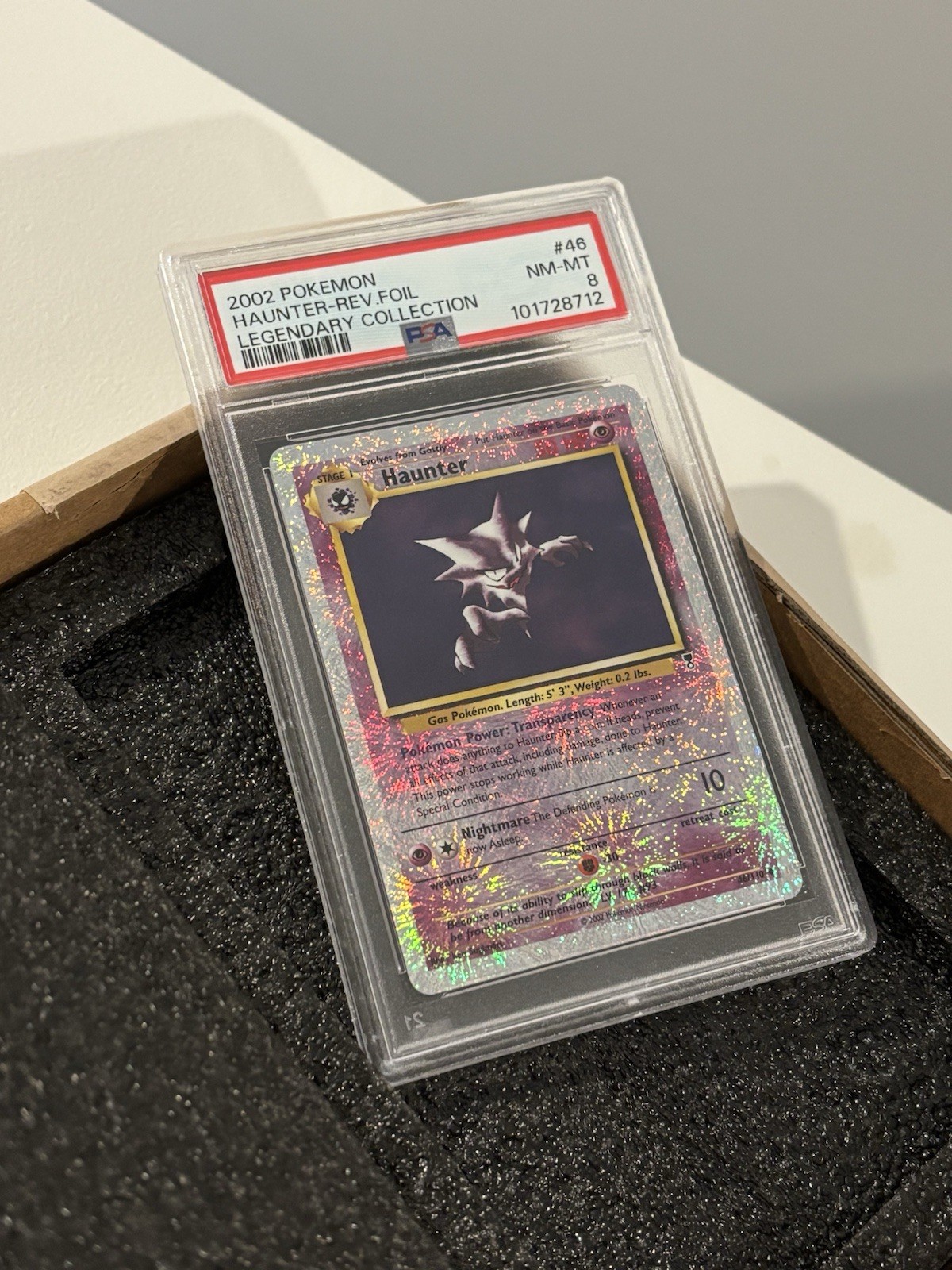 Haunter 46/110 Legendary Collection Reverse Holo PSA 8