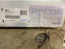 Kohler K-5588-0 Purefresh Elongated Closed Front Toilet Seat, white