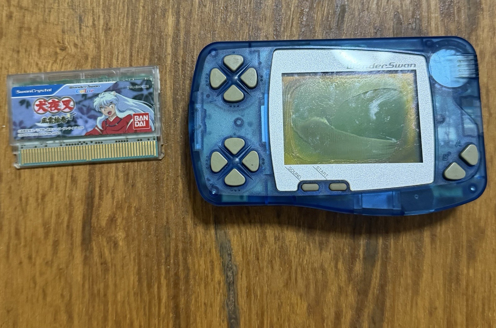 WonderSwan Clear Blue Console Model SW-001