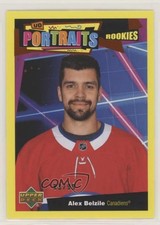 2020-21 Upper Deck UD Portraits Rookies Gold /99 Alex Belzile #P-85 p0r