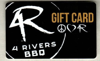4 RIVERS SMOKEHOUSE Peace, Love, 4 Rivers Gift Card $25 | eBay