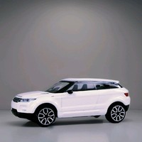 Land Rover Range Lrx Concept Evoque 2008 Diecast 1:43 Bburago Optical White New