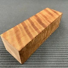 R212 Old Growth Curly Redwood Billet Lumber Block Carving Craft 9.75"