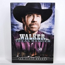 Walker Texas Ranger Season 5 DVD Box Set Chuck Norris Action 7-Disc Complete