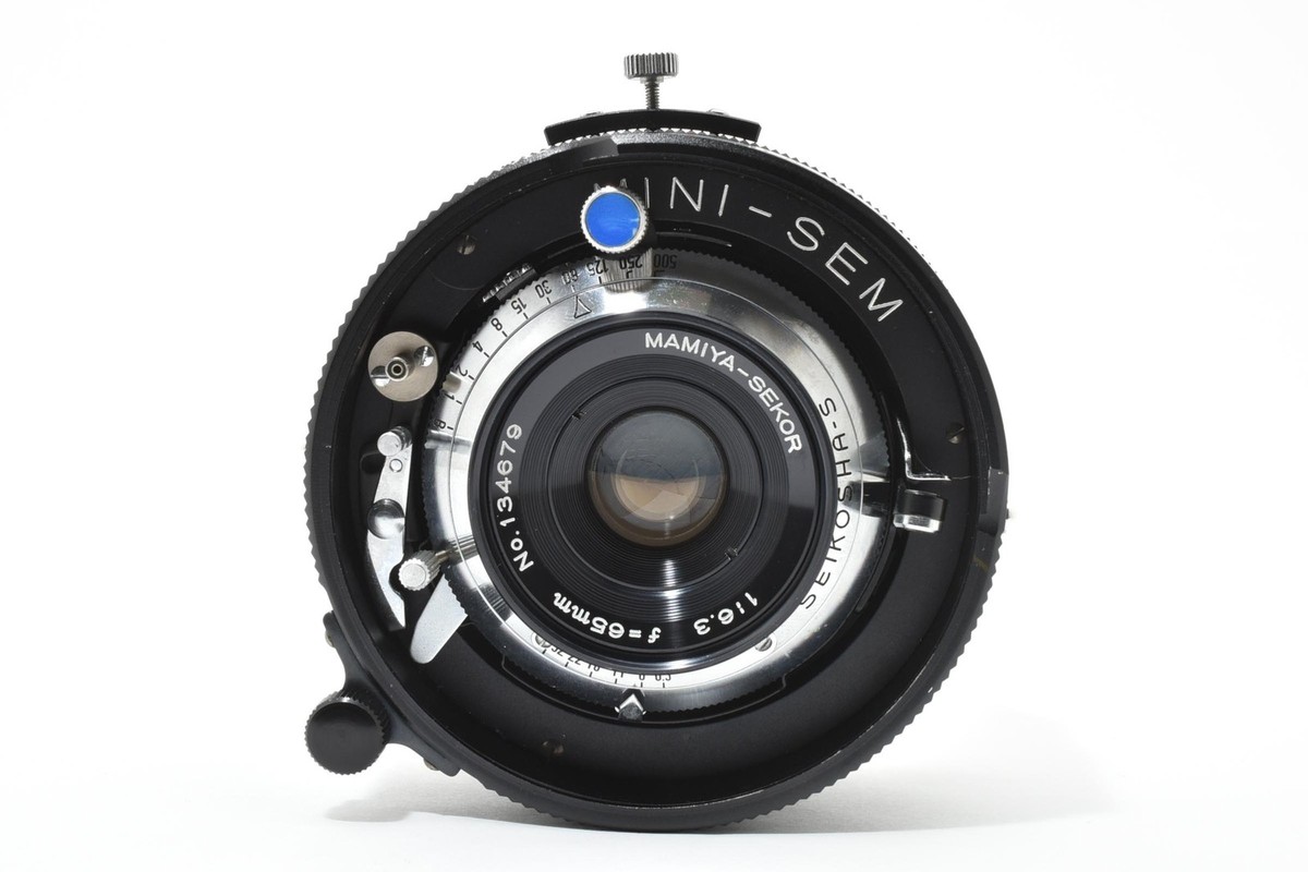 Fully Works!! [Top MINT] Mamiya Sekor 65mm f/6.3 Lens Press Super