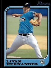 1997 Bowman Livan Hernandez Rookie Florida Marlins #153