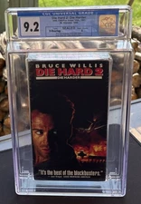 Die Hard 2: Die Harder (VHS, 1991) FOX Video, CGC Graded (9.2-A)