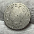 Photo of a 1902-P Liberty Nickel from an eBay listing that sold on Jul 17, 2026