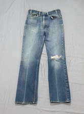 Vintage 70s Levi s Orange Tab 517 Bootcut Made in USA Faded Distressed 31x29.5
