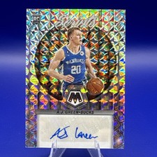 A.J. GREEN 2022-23 Panini Mosaic - Rookie Scripts Auto RC Milwaukee Bucks