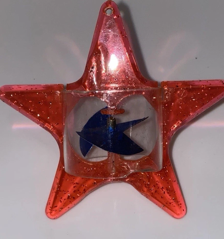 Винтажные рождественские украшения-спиннеры Twinkler Xmas Tree Spinning Star - Изображение 3 из 4