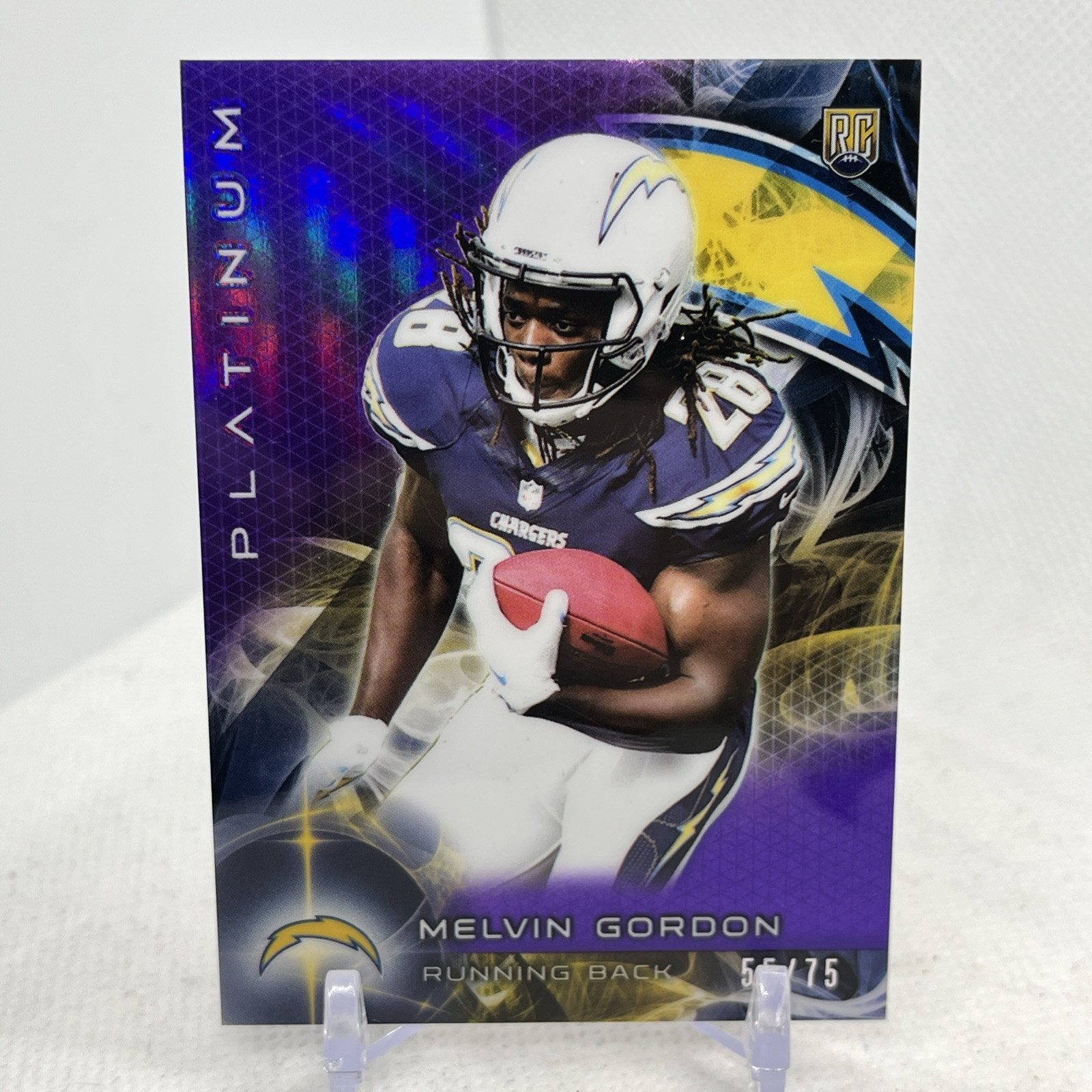 Melvin Gordon Topps Platinum #105 Purple Refractor