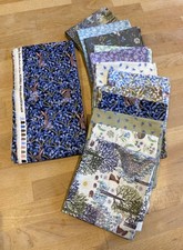 Lewis and Irene 'Bluebell Wood' quilting cotton lengths