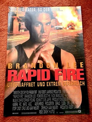 Rapid Fire Kinoplakat Poster A1, Brandon Lee, Powers Booth