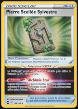 Carte Pokémon Pierre Scellée Sylvestre 156/195 Holo   Tempête Argentée Français