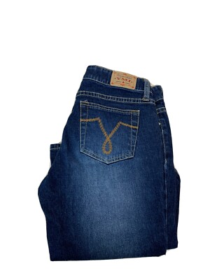 YMI Flare Jeans Womens Size 3 Blue Dark Wash Denim Juniors 27x33