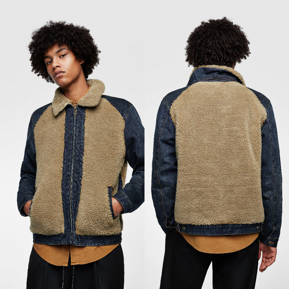 SARCASTIC DENIM JACKET オリジナルブランケット裏地 SARCASTIC DENIM JACKET オリジナルブランケット裏地 SARCASTIC