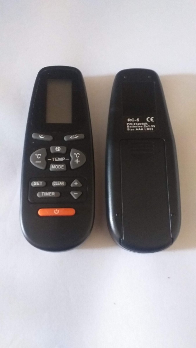 Telecomondo Universale Per Condizionatore BASSK Modello RC-5, Compatibile Con York, Airwell, Electra, Elco, Aux