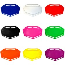 RACING NUMBER PLATE BIKE MOTOCROSS MX BMX TRIAL DIRT RACING LARGE AERO BOARD