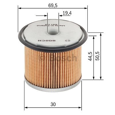Fuel filter for DACIA RENAULT BOSCH 1 457 429 657 - Picture 6 of 7