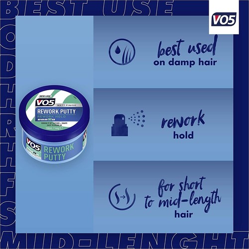 VO5 Rework Hair Putty 150 ml eBay