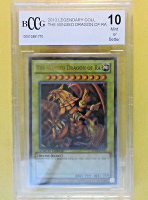 THE WINGED DRAGON OF RA 2010 YUGIOH BCCG Graded MT 10 #LC01-EN003 | eBay