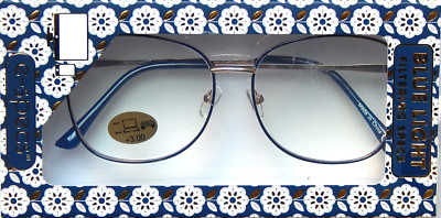E-SPECS BLUE LIGHT FILTERING SPECS GLASSES READERS +3.00 SPRING HINGES NEW