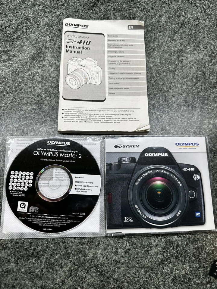 Cámara réflex digital Olympus E-410 + lente Zuiko 17,5-45 mm ¡SOLO 347 OBTURADORES! Foto 3 de 4