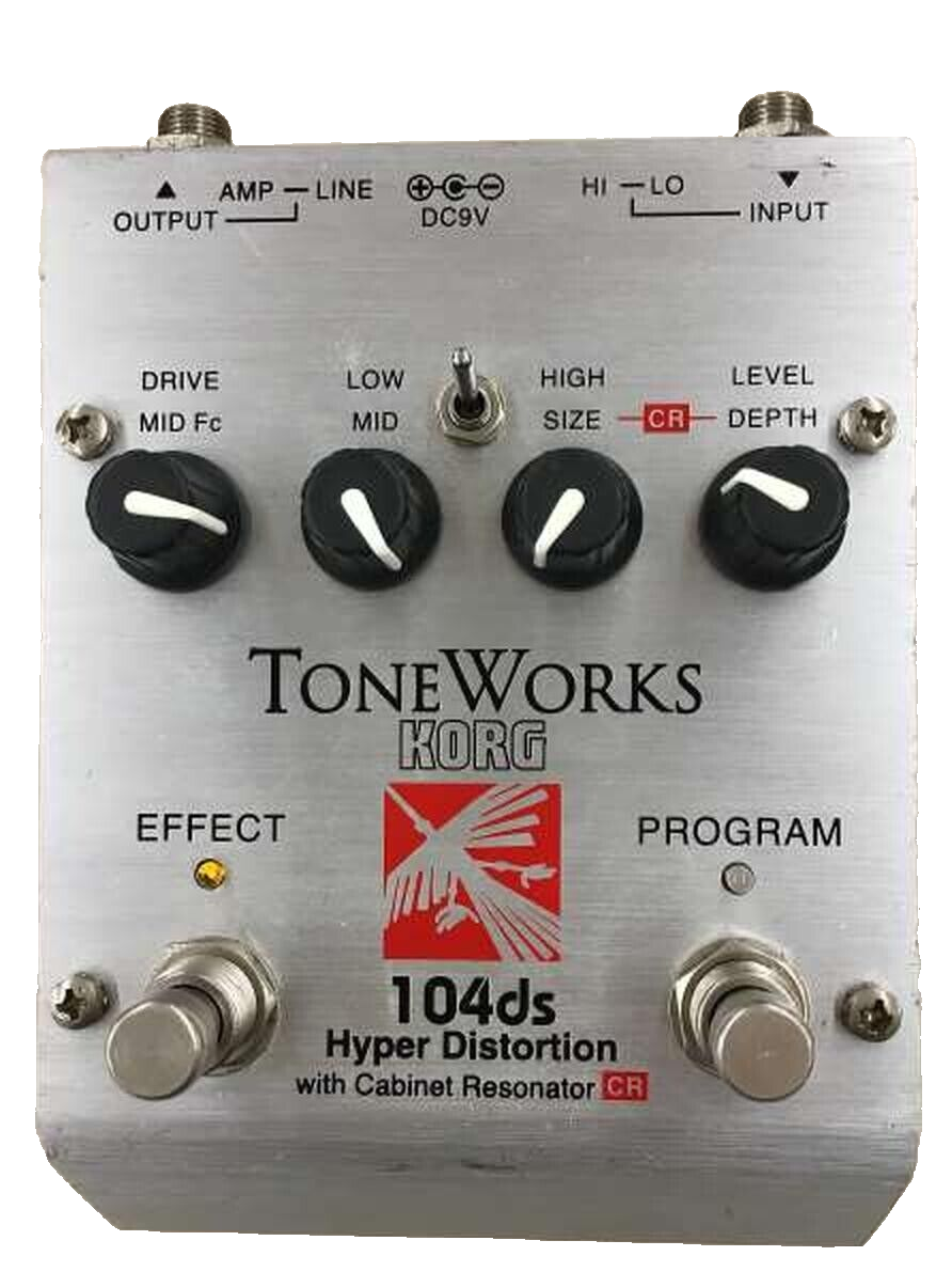 KORG 104ds Hyper Distortion ☆ TONE WORKS ☆ KORG ☆ 104ds
