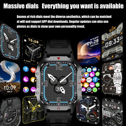 Exercise Watch Waterproof Climbing Watch with Flashlight Large Battery supple - 第 4/12 張圖片